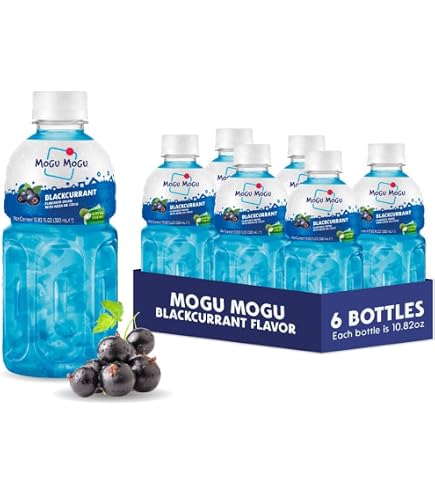 Amazon.com: Mogu Mogu Juice with Nata De Coco, Pineapple, 10.8oz